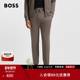 95%棉 BOSS博斯 男士 刺绣徽标装 饰弹力棉质卫裤