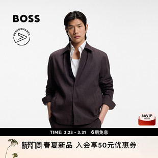 吸湿排汗 机能通勤 BOSS博斯 男士 外套衬衫 26夏新款 礼物