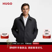 新款 羊毛混纺常规版 男士 26年春季 夹棉夹克 HUGO雨果