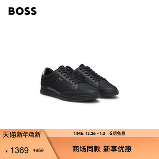 25年冬款 男士 BOSS博斯 撞色后饰片运动鞋 新年礼物