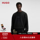 运动卫衣 HUGO雨果 男士 冬款 刺绣徽标棉质混纺卫衣
