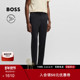 男士 弹力泡泡纱正装 长裤 BOSS博斯 机能通勤 正装