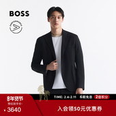 弹力泡泡纱可机洗修身 西装 BOSS博斯 男士 机能通勤 轻量零感
