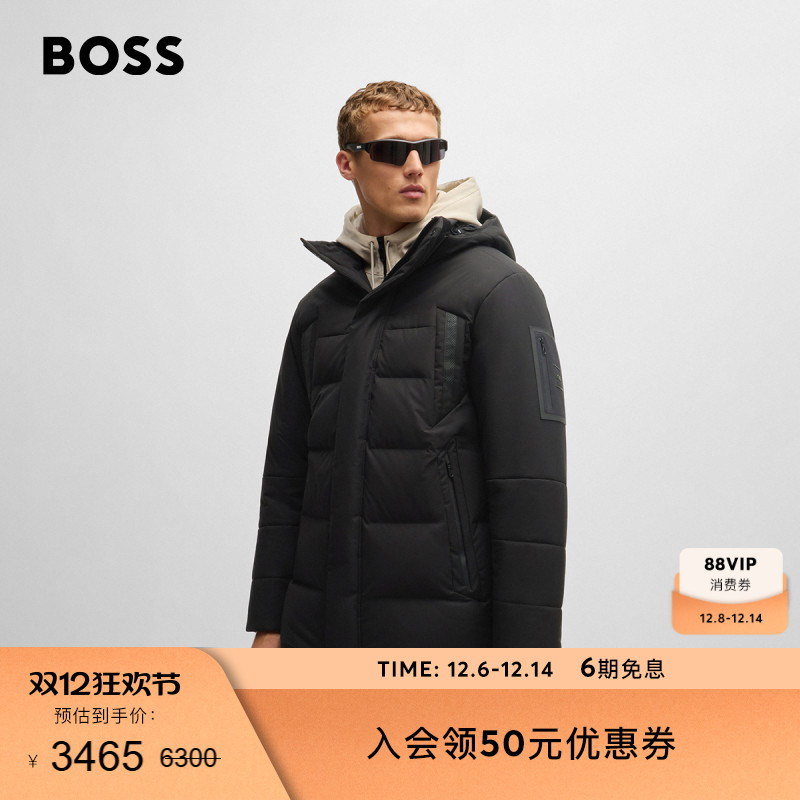 派克羽绒服大衣雨果博斯