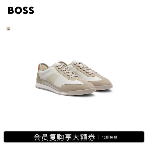 【礼物】BOSS博斯 男士26年新款混合材质运动鞋TTNM SL轻量版