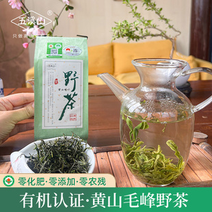 拍3送1五溪山有机绿茶新茶黄山毛峰茶叶绿茶叶自己喝高山云雾绿茶