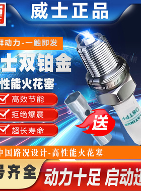 摩托车火花塞A7TC D8TCzp威士双铂金110弯梁踏板125三轮GS加长