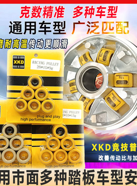 红宝/大沙CH125大公主WH125佳颖裂行姜戈改装twh普利珠滚珠20X15