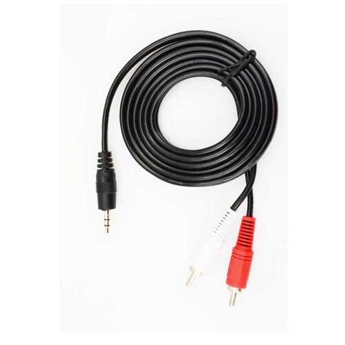 香歌一分二音频线 电脑手机音频线AUX线3.5mm音箱音响连接线