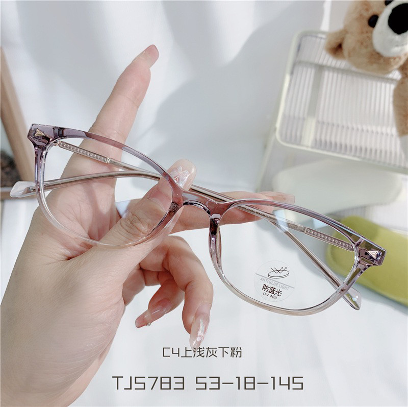 TJ5783新款女防蓝光眼镜框 近视时尚超轻显瘦眼框