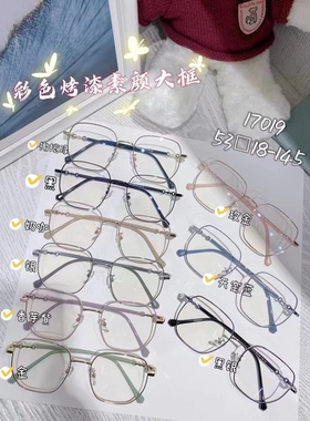 17019金属多边形眼镜 近视眼镜框