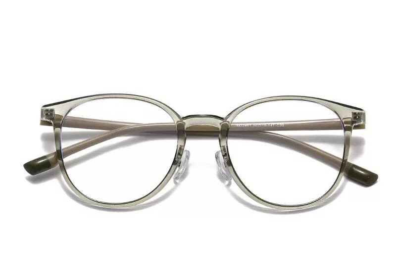 TR22461带鼻托可调节时尚网红眼镜近视光学镜架防蓝光平面眼镜框