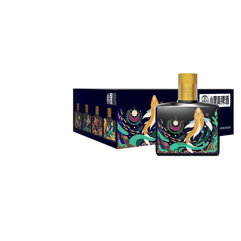 小黑圣蓝之心M清香型白酒整箱