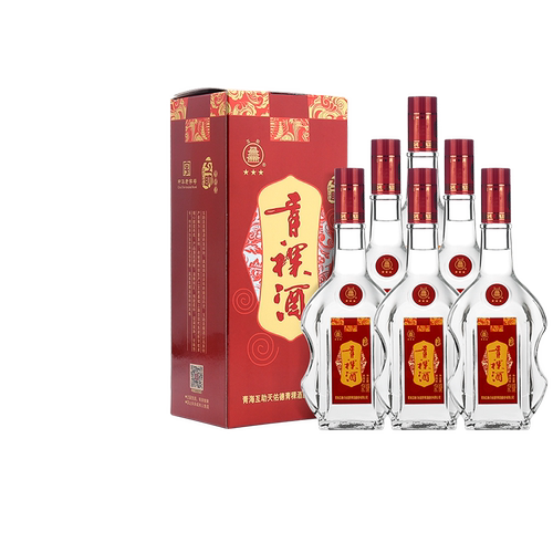 互助三星青海青稞酒43度500ml整箱清香型纯粮白酒礼盒口粮酒