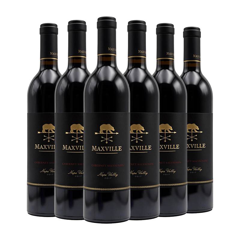马克斯威酒庄-庄园纳帕谷赤霞珠干红葡萄酒750ml美国原装进口红酒