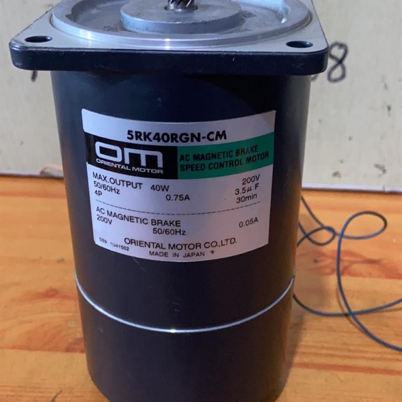 东方5RK40RGN-CM带刹车调速电机 OM 拆机 现货