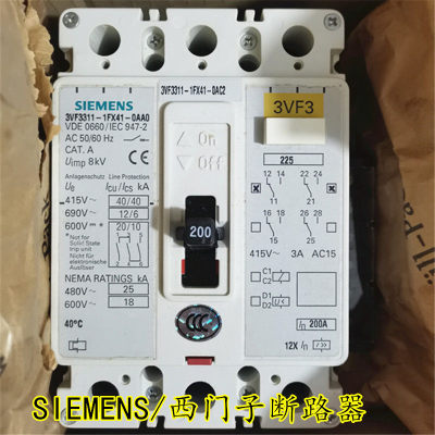 西门子SIEMENS断路器3VF1