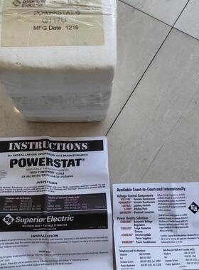 美国产superior调压器POWERSTAR型号Q117U范围0-120V实验室测试台