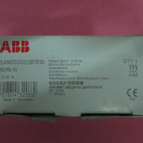 全新原装正品 MS116-10  6.3-10A  ISAM250000R1010 现货