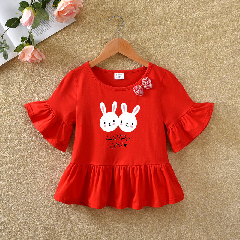 女童宽松t恤短袖纯棉潮夏季新款儿童中童网红卡通体恤衫洋气,童装/婴儿装/亲子装,T恤,淘宝优惠券,粉丝福利购,淘宝优惠卷