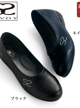 日本代购2026年春号日本制显瘦4E宽掌轻量柔软优雅女鞋 SAVOY