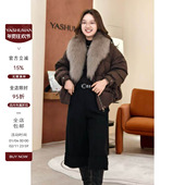 重磅可拆卸狐狸毛鹅绒蓬松锁温短款 雅舒曼&图图妈 雪乡 羽绒服