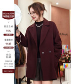 双面加厚驼绒高级质感西装 雅舒曼&图图妈 小温柔 领双面尼大衣