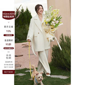 雅舒曼&图图妈 大衣外套 黑标羊毛拉绒中长款 白月光 佩岑闺蜜款