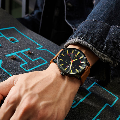 多功能防水日历男士皮带手表