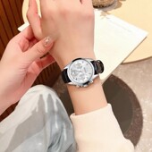 腕表 多功能三眼女士石英表防水夜光时尚 聚利时手表女款 2026新款