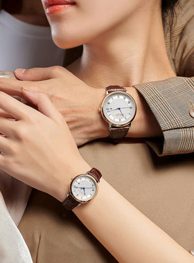 聚利时手表男女情侣款生日礼物实用高级感送男朋友男生男友女朋友