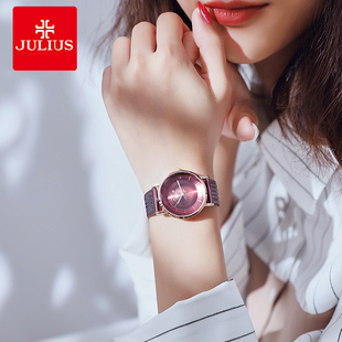 聚利时手表女款 轻奢小众高级感复古女士石英表防水腕表 2025新款