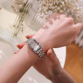 聚利时女士手表轻奢小众高颜值高级感气质休闲防水装 饰手链式 腕表