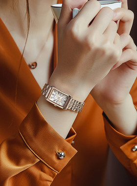 【邢菲同款】聚利时手表女款小方表生日礼物送朋友女生实用高级感