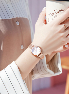 聚利时手表女款轻奢小众生日礼物女生实用高级感礼品送女朋友闺蜜