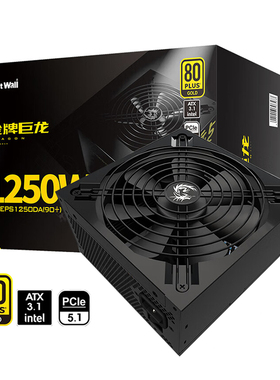 长城金牌巨龙服务器1000W 1250W1650W 2000W全模组电脑电源ATX3.1