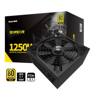 长城金牌巨龙服务器1000W 2000W全模组电脑电源ATX3.1 1250W1650W