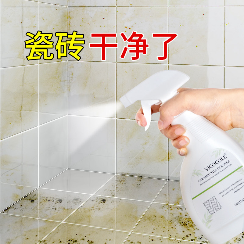 哑光瓷砖清洁剂磨砂地板砖清洁神器清洗卫生间顽固污渍洗手间卫浴