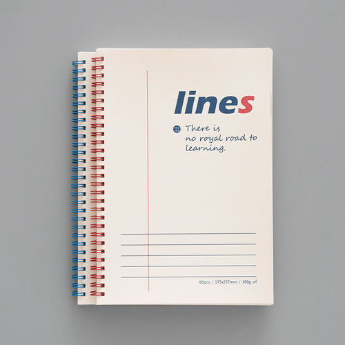 锦一文具复古线圈分隔线记事本