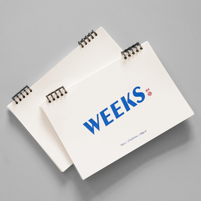 B5可周计划本 Weeks学习计划表每日自律打卡本时间管理大学生week笔记本子日程本记事本weekly周计本