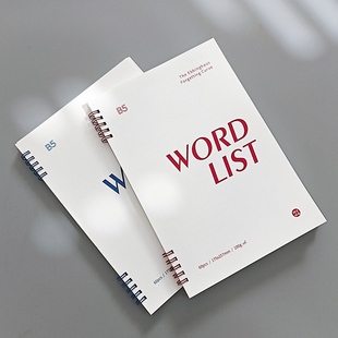 锦一文具英语单词本艾宾浩斯记忆遗忘曲线词汇本大学生考研记背神器生词纸笔记本子四级六级日语初中高中