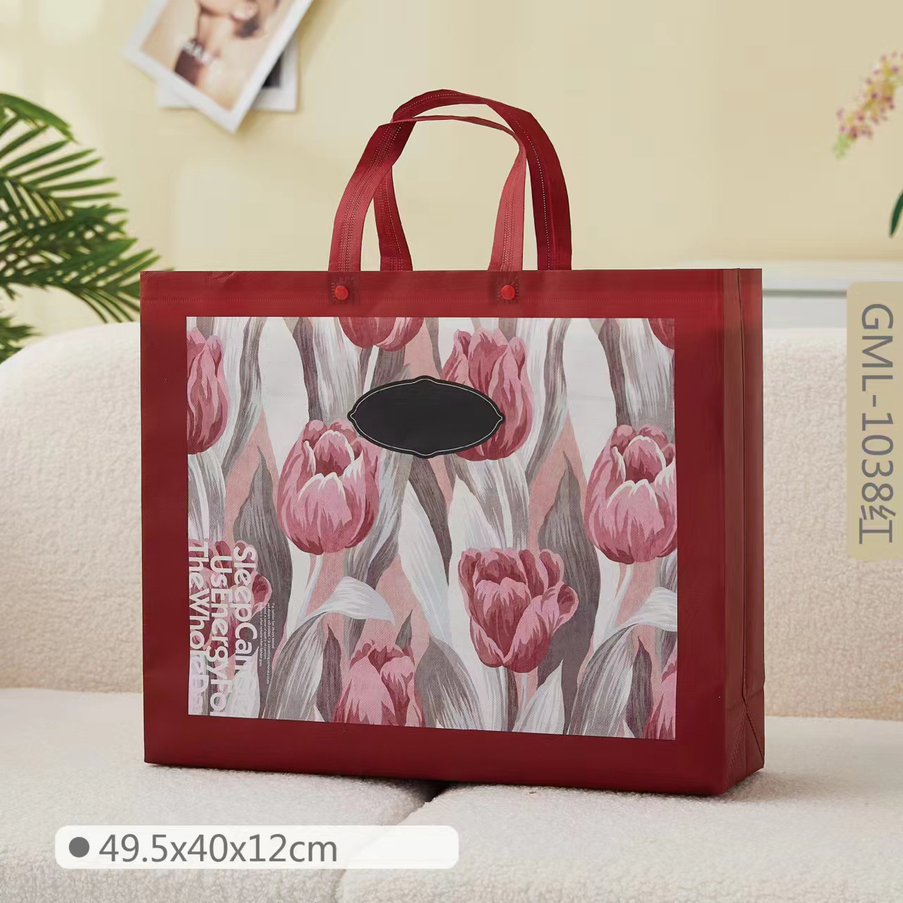 标准尺寸49x40手提袋无纺布