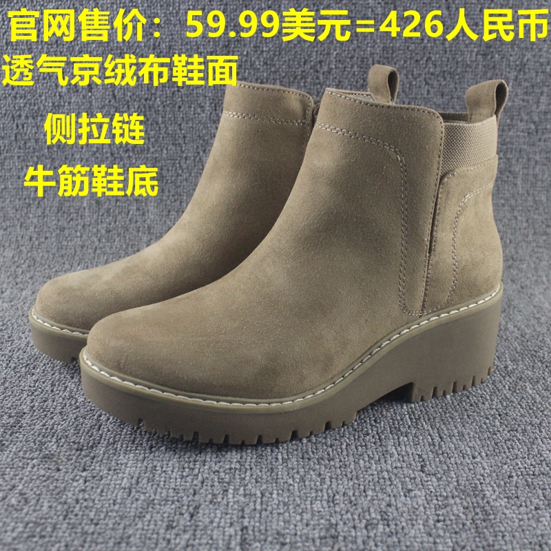 美国单2025年马丁靴女英伦风女鞋坡跟牛筋底防滑短靴秋冬单靴大码