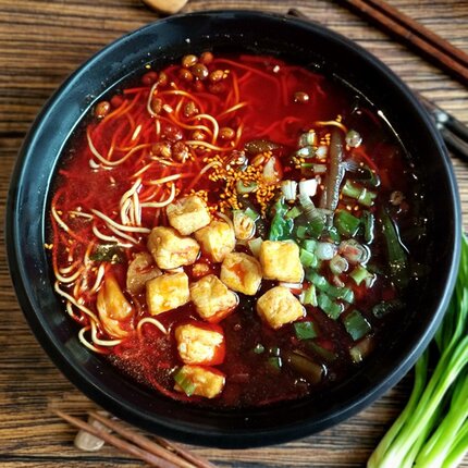 和泰来襄阳豆腐面正宗豆腐面秘制牛油一香二麻三劲道干碱面包邮