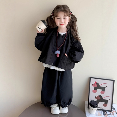 法国Uamtor女童洋气韩系穿搭套装