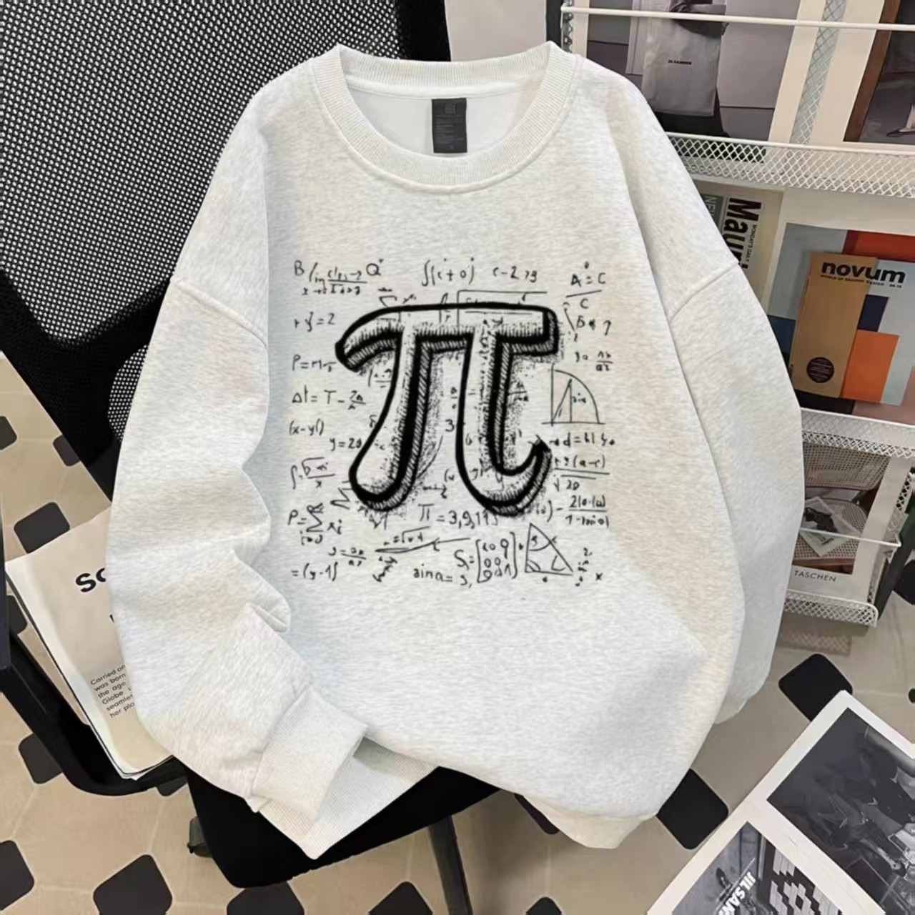 秋冬运动上衣服数学霸圆周率圆领卫衣潮酷炸街男女中大儿童加绒,童装/婴儿装/亲子装,卫衣/绒衫,淘宝优惠券,粉丝福利购,淘宝优惠卷