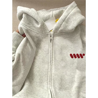 中大童纯棉帽衫连帽拉链开衫外套