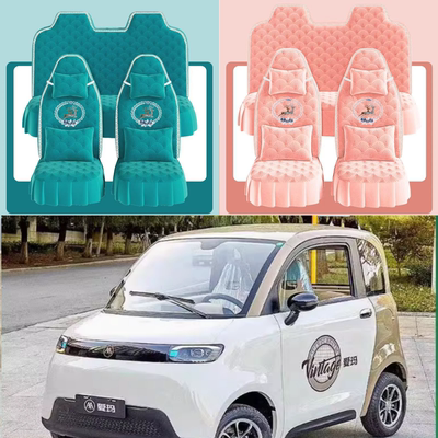 新款爱玛A05电动四轮车电动三轮车座套坐垫套座椅套专用全包布艺