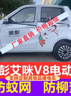 金彭艾咪V8VeLi新能源电动汽车防蚊虫纱窗车门防蚊网柳絮窗帘纱网