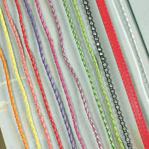 皮绳PU手工皮革编织DIY腰带手链